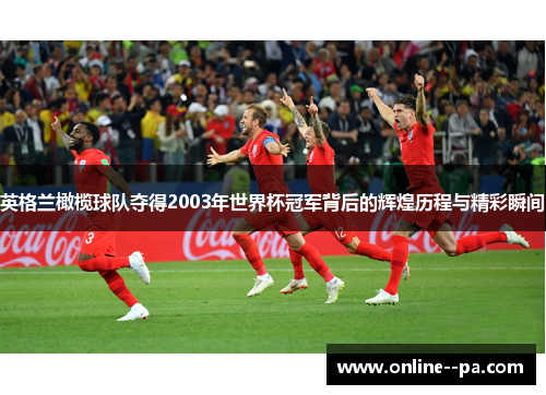 英格兰橄榄球队夺得2003年世界杯冠军背后的辉煌历程与精彩瞬间